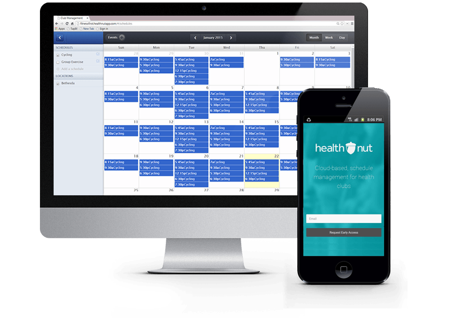 Healthnut schedule app